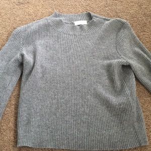 BRANDY MELVILLE MOCK NECK CROPPED SWEATER